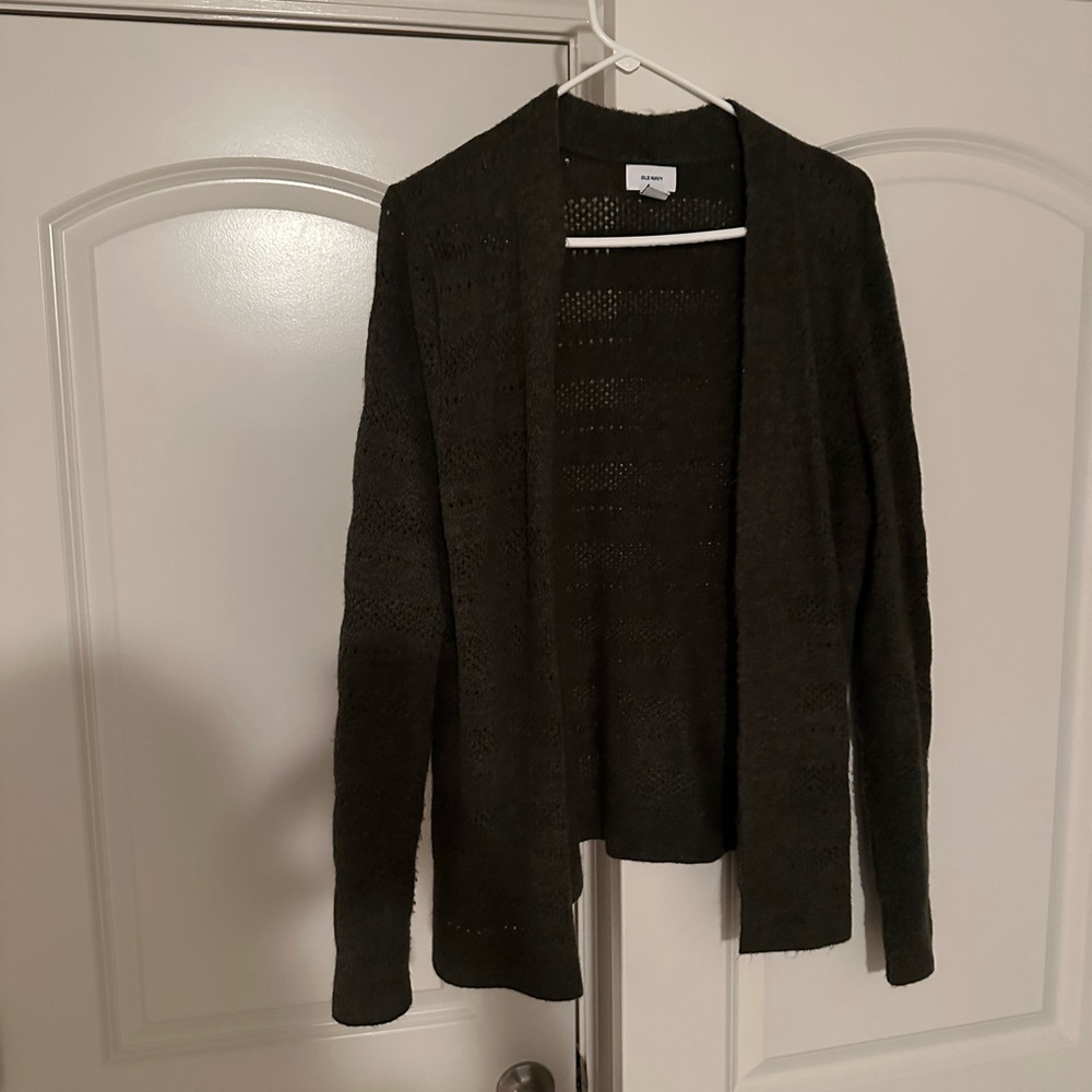 Old navy olive green cardigan